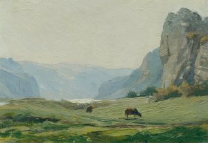 Beraun (aus der Mappe „16 Ansichten tschechischer Landschaften 