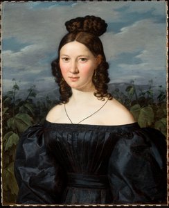 Porträt einer jungen Frau von Ferdinand Georg Waldmüller