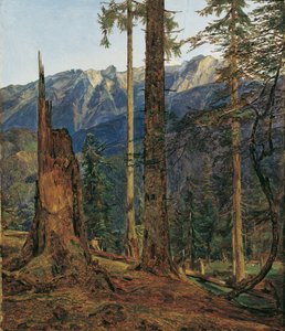 Das Höllengebirge bei Ischl von Ferdinand Georg Waldmuller