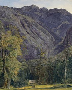 Der Schönberg, gesehen von Hoisenrad, 1833 von Ferdinand Georg Waldmuller