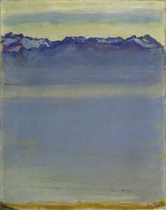 Genfersee mit den Savoyer Alpen