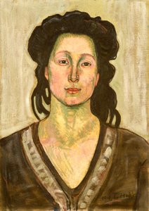 Porträt von Jeanne Cerani, 1910 von Ferdinand Hodler