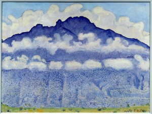 Schynige Platte (Berglandschaft im Oberland, Schweizer Alpen). Gemälde von Ferdinand Hodler (1833-1918) von Ferdinand Hodler