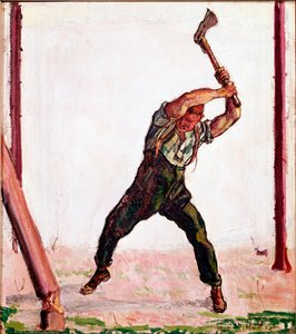 Der Holzfäller von Ferdinand Hodler