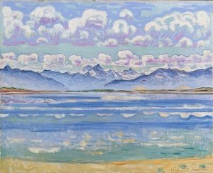 Weisshorn, von Montana aus gesehen von Ferdinand Hodler