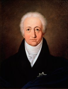 Porträt des Autors Johann Wolfgang von Goethe, 1749-1832, 1818 von Ferdinand Jagemann
