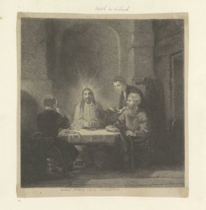 Mahlzeit in Emmaus von Ferdinand Lehman