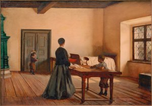 Die Schlafstube des Künstlers von Ferdinand Mallitsch