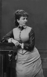 Frau Henriette Petit de Verissey, Foto von Mulnier während der Pariser Weltausstellung 1867 von Ferdinand Mulnier