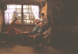 Die glücklichen Besucher von Ferdinand Pacher