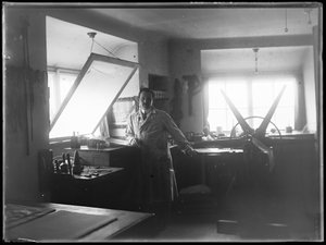 Ferdinand in seiner Druckerei