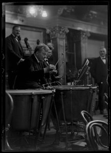 Schlagwerk eines Wiener Mitglieds eines philharmonischen Orchesters