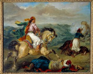 Eine Episode des Krieges in Griechenland von Ferdinand Victor Eugene Delacroix