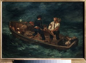 Nach dem Schiffbruch von Ferdinand Victor Eugene Delacroix