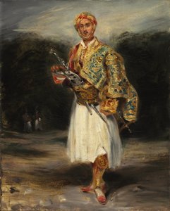 Graf Demetrius de Palatiano in Suliot-Kostüm, undatiert