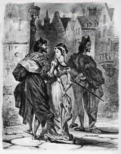 Faust, Gretchen und Mephistopheles