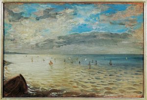 Das Meer von den Höhen von Dieppe aus gesehen von Ferdinand Victor Eugene Delacroix