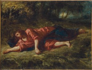 Die Agonie im Garten, um 1849