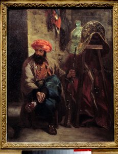 Der türkische Sattel (Gemälde von Eugene Delacroix, 1825) von Ferdinand Victor Eugene Delacroix