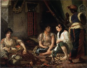 Die Frauen von Algier in ihrem Apartment von Ferdinand Victor Eugene Delacroix