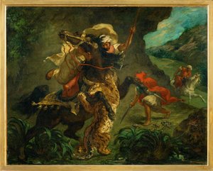 Tigerjagd von Ferdinand Victor Eugene Delacroix