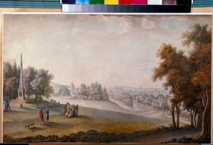 Ansicht des Parks in Zarskoje Selo von Ferdinand de Meys