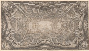 Eine große illusionistische Decke
