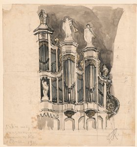 Orgeln in der Kathedrale von Vilnius, Fragment