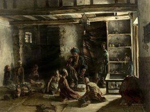 Eine orientalische Schule von Ferencz Frans Eisenhut