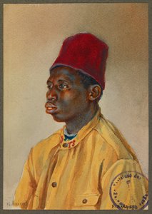 Madion - Diouf, senegalesischer Soldat, Gustrow von Fernand Barbier