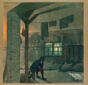 Millot steht Wache, Gustrow von Fernand Barbier