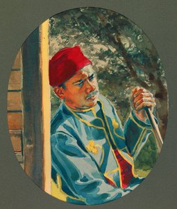 Pimero, algerischer Scharmützler, Gustrow von Fernand Barbier