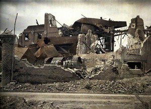 Ruinen, Aisne, Frankreich, 1917