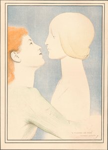 A Travers Les Ages, ca. 1895 von Fernand Khnopff