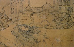 Brügge, Der Tod von Fernand Khnopff