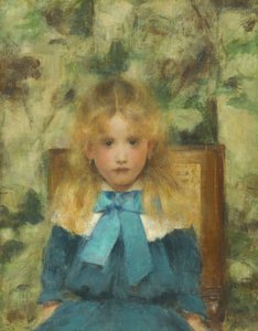 Porträt von Mademoiselle Van der Hecht, 1883 von Fernand Khnopff