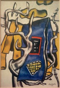 Blaue Decke in der Landschaft von Fernand Leger