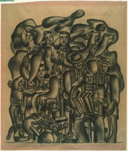 Die Gaukler von Fernand Leger