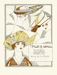 Werbung für Verlaine, Modes, Lingerie, Bibelots
