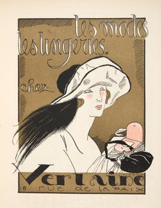Werbung für Verlaine, aus Gazette de Bon Ton von Fernand Siméon