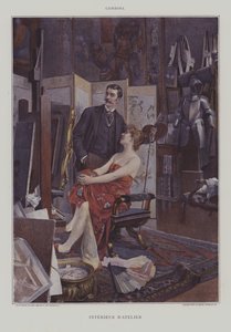 Interieur de lAtelier (Innenansicht des Ateliers)