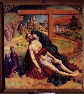 Jungfrau der Barmherzigkeit (Pietà) von Fernando Gallego