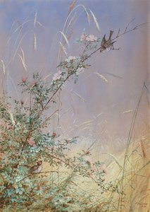 Wildrosen im Roggen, 1874