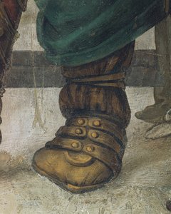 Der heilige Philipp vertreibt den Drachen aus dem Tempel von Hieropolis (Detail) von Filippino Lippi