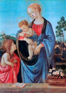 Die Jungfrau und das Kind mit dem heiligen Johannes, 1480