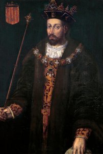 Porträt von Alfons III. von Katalonien, IV. von Aragon, genannt der Gutmütige (1299 - 1336), König von Aragon und Sardinien (1327-1336) von Filippo Ariosto