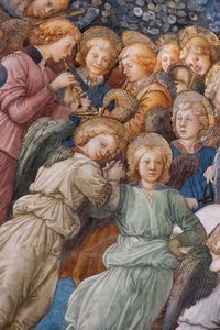 Engel, Detail der Krönung Mariens von Filippo Lippi
