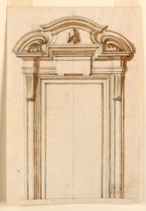 Ansicht eines Türrahmens, 1750–75