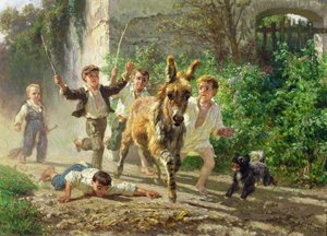 Die Straßenjungen von Filippo Palizzi