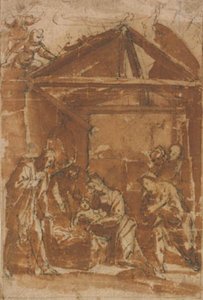Anbetung der Hirten von Filippo Tarchiani